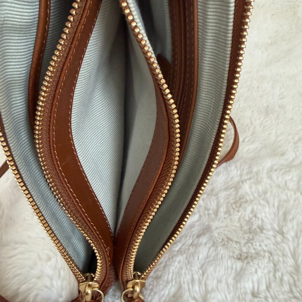 Radley London POCKETS Honey Brown Leather Small Crossbody Bag - Picture 11 of 14